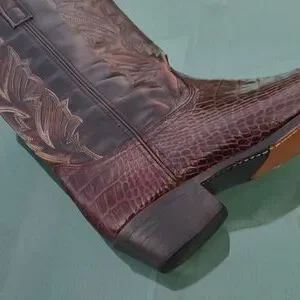 Laredo Men\'s Swampy Western boot in Dark Brown Crocodile Print Laredo | Shoes | Laredo Mens Swampy Western Boot In Dark  main image 4